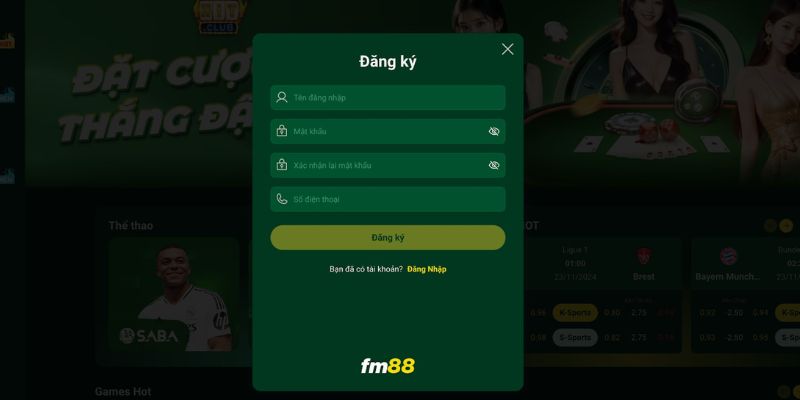 form dang ky tai khoan tai FM884